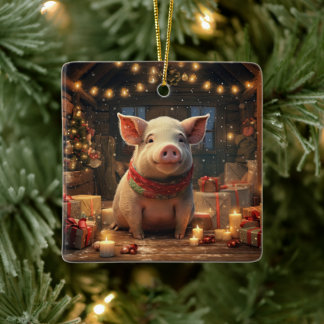 Dierenvriend cadeau, Boerderij liefhebber cadeau,  Keramisch Ornament