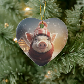 Dierenvriend cadeau, Boerderij liefhebber cadeau,  Keramisch Ornament