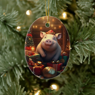 Dierenvriend cadeau, Boerderij liefhebber cadeau,  Keramisch Ornament