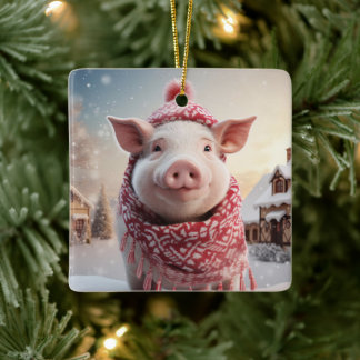 Dierenvriend cadeau, Boerderij liefhebber cadeau,  Keramisch Ornament