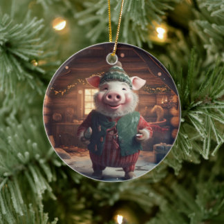 Dierenvriend cadeau, Boerderij liefhebber cadeau,  Keramisch Ornament