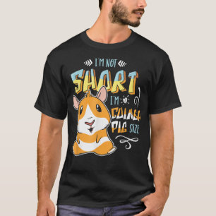 Dierenvriend Funny Ik ben niet korter dan Guinee P T-shirt