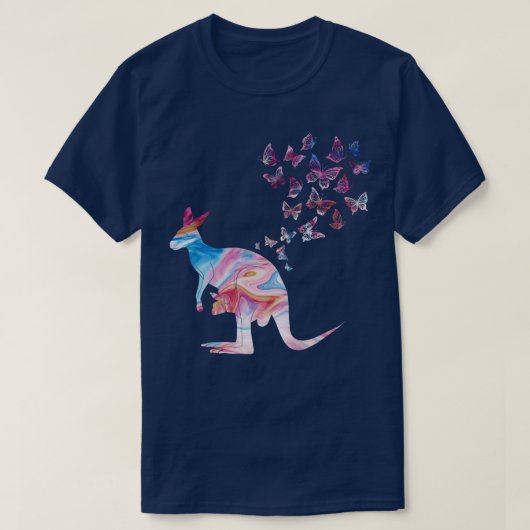 Dierenvriend Gift Kangaroo T-shirt (Design voorkant)