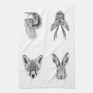 dierenvriend Gift Wildlife Drakenkeukenhanddoek Theedoek