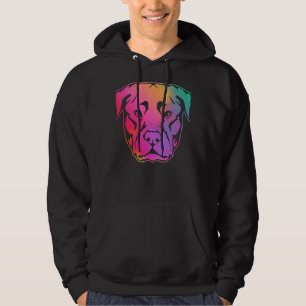 Dierenvriend Huisdier Eigenaar Pitbull Gezicht Hoodie