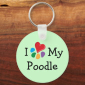 Dierenvriend_I Heart Mijn poreool Sleutelhanger (Voorkant)