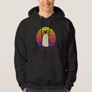 Dierenvriend Retro Style Penguin Sunset 70s 80s 90 Hoodie