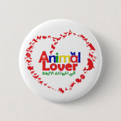 dierenvriend ronde button 5,7 cm (Voorkant)