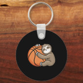 Dierenvriend Sportsport van Slotbasketbalspeler Sleutelhanger (Voorkant)