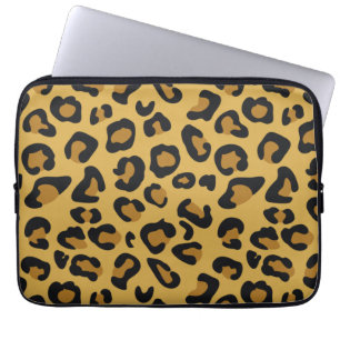Dierenvriend tijger kleurenpatroon laptop sleeve