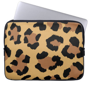 Dierenvriend tijger kleurenpatroon laptop sleeve