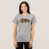 Dierenvriend Tri-Blend Shirt (Voorkant volledig)