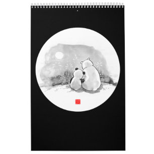 Dierenvriend van Cute Panda en Polar Beer Kalender
