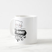 Dierenvriend van kattekattemama koffiemok (Voorkant links)