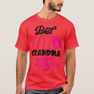Dierenvriend van vrouwen met de beste kat grootma t-shirt