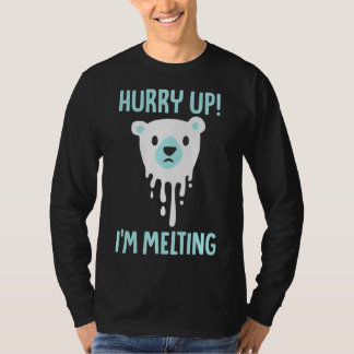 Dierenvriend voor bewustmaking van klimaatverander t-shirt