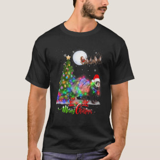 Dierenvriend voor kerstmis bij fretten t-shirt