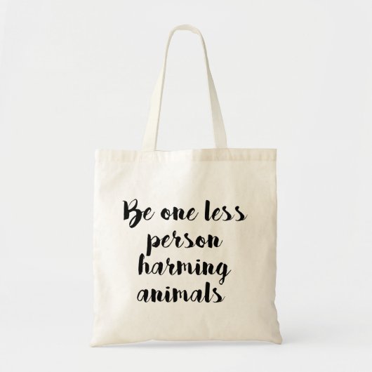 Dierenvriendelijk Tote Bag (Voorkant)