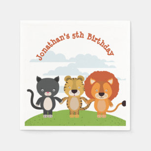 Dierenvrienden Birthday Servet