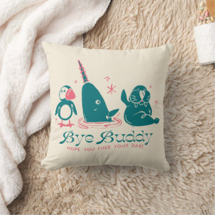 Dierenvrienden - Bye Buddy Hopelijk vind je je vad Kussen