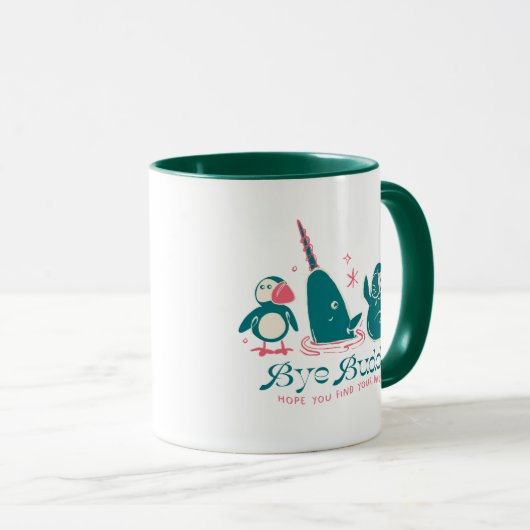 Dierenvrienden - Bye Buddy Hopelijk vind je je vad Mok (Voorkant rechts)