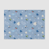 Dierenvrienden "Bye Buddy" Winterpatroon Tissuepapier (Voorkant)