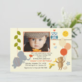 Dierenvrienden Fotouitnodiging Kaart (Staand voorkant)