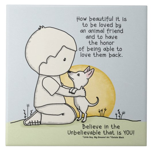 Dierenvrienden Tegeltje (Voorkant)