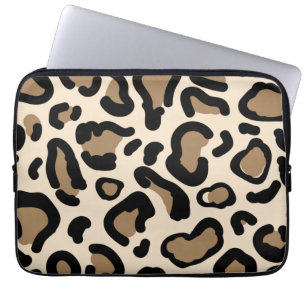 Dierenvrienden tijger kleurenpatroon laptop sleeve