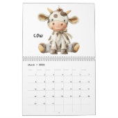 Dierenvrienden voor kinderen, Waterverf Kalender (Mar 2026)