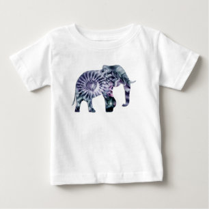Dierenwelzijn - Olifant Silhouet Fractal 2