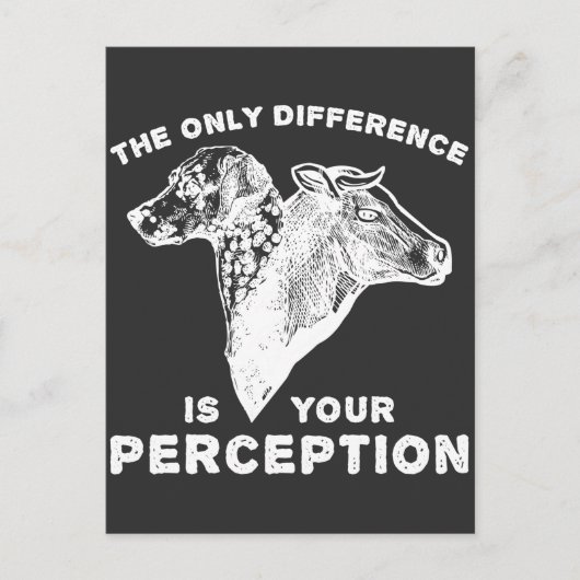 Dierenwelzijnsvoorkeuren Dierenrechtenactivisten Briefkaart (Voorkant)