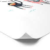 Dierenwereldkaart Poster (Hoek)