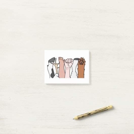 Diergelijkheidslijsten Post-it® Notes (Op bureau)