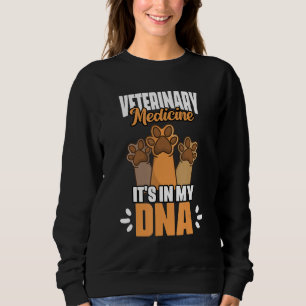 Diergeneeskunde Het Zit In Mijn DNA Diergeneeskun Trui