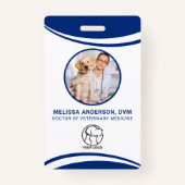 Diergeneeskundige Business Foto ID Badge (Voorkant)
