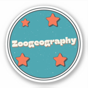 Diergeografie Sticker