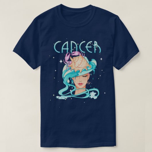 Dierhoroscoop Teken Verjaardag Tarot Astrologie T-shirt (Design voorkant)