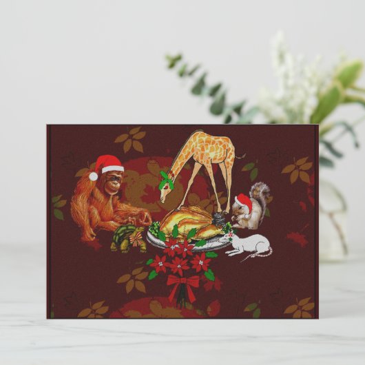 Dierkannibals Kaart (Staand voorkant)