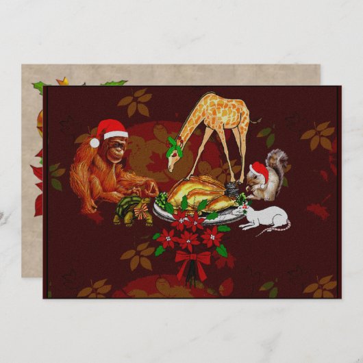 Dierkannibals Kaart (Voorkant / Achterkant)