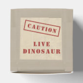Dierkrat Dinosaur Prehistorische verjaardag Bedankdoosjes (Bovenkant)