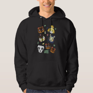 Dierkruising Groep Big Face Poster Hoodie