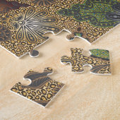 Dierlijk afdrukpatroon legpuzzel (Zijkant)