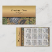 Dierlijk afdrukpatroon visitekaartje (Voorkant / Achterkant)