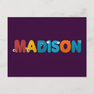 dierlijk alfabet Madison Briefkaart