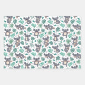 Dierlijk Baby shower Inpakpapier Vel (Voorkant)