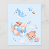 Dierlijk Baby shower spel (Achterkant)