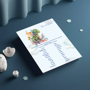 Dierlijk Baby shower spel