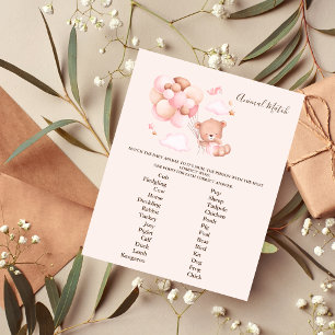 Dierlijk Baby shower spel