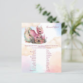 Dierlijk Baby shower spel (Staand voorkant)